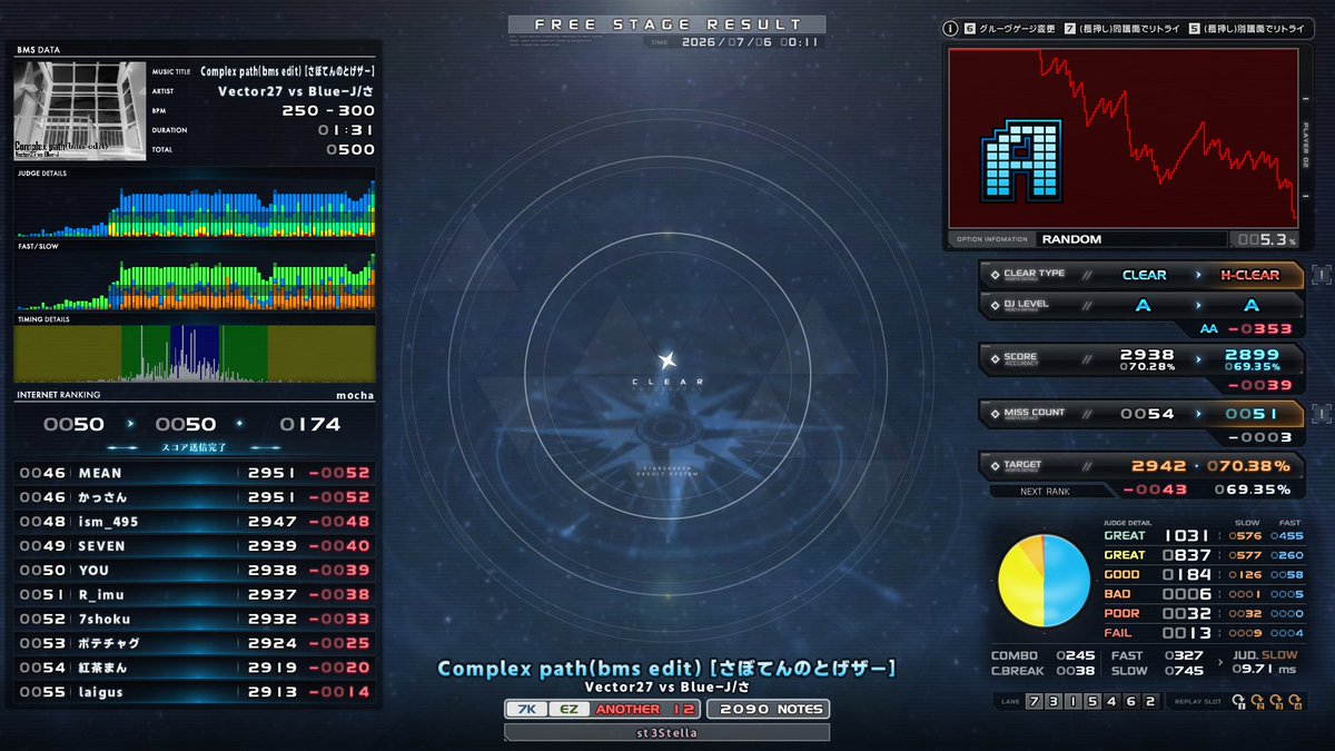dnaTaK's tweet photo. 今日の
新しいsl/st埋め
st1 There EXHARD
st1 Schwerkraft EXHARD
st3 Complex path HARD https://t.co/h1dSbMgP6s