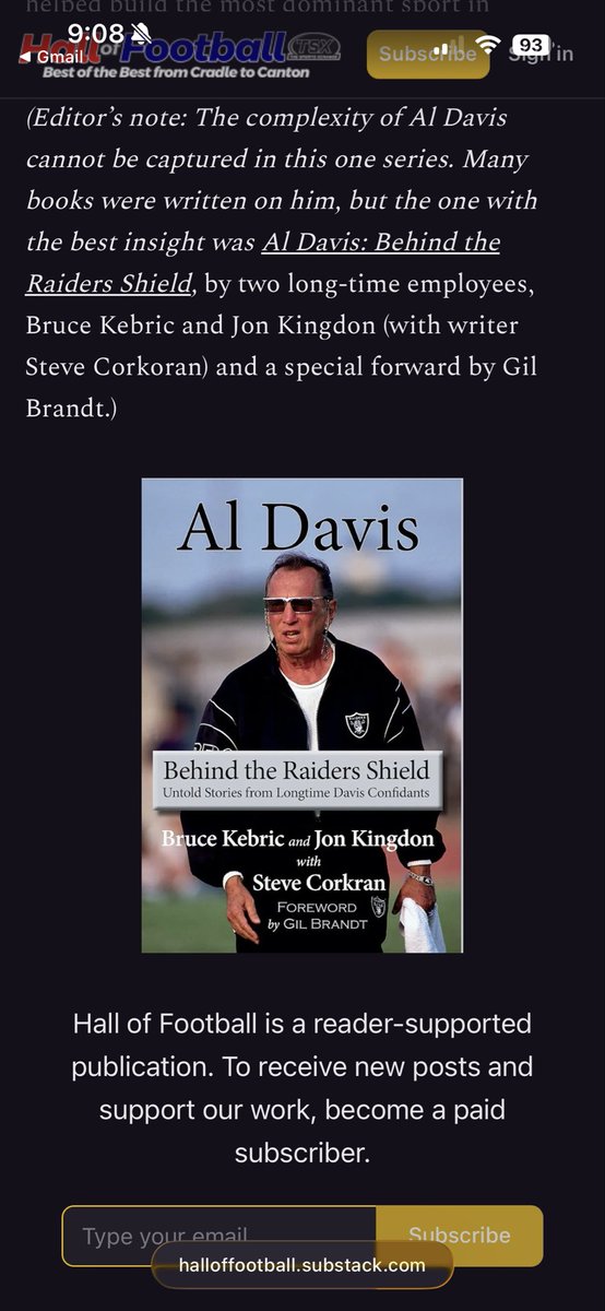 CorkOnTheNFL's tweet photo. Appreciate the props from long-time NFL writer, NFL Hall of Fame voter, and Raiders expert Frank Cooney. https://t.co/QsVc0F4FJz
