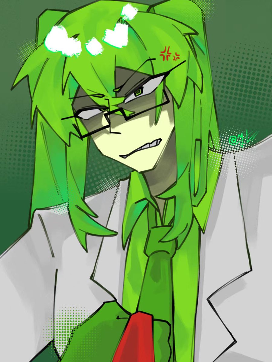 Yimickal's tweet photo. Let’s pass down this angry scowl legacy! I only noticed I messed up the eyes after finishing the drawing—nooo, I hope the commissioner never spots it!😭
#GIFTED https://t.co/2oOvCZtiTy