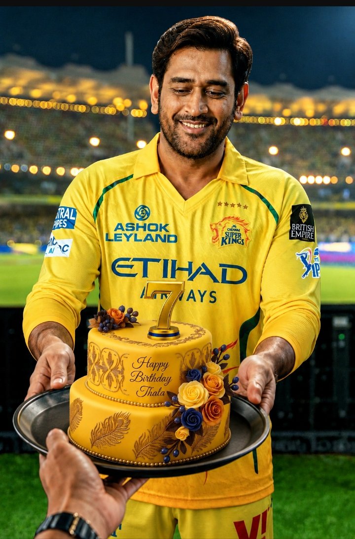GOATMahiAlways's tweet photo. @ChennaiIPL From my side to our beloved Thala 💛 https://t.co/t5MDCAJIXt