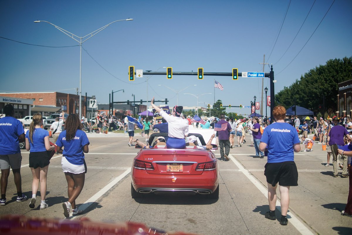 jenanelsonforok's tweet photo. Yesterday’s Bethany Boom Parade was both a celebration of America’s past and a hopeful vision for a better tomorrow! Thanks to all who turned out to support this campaign to #FlipTheFifth! 🇺🇸 https://t.co/m9BtUCpugd