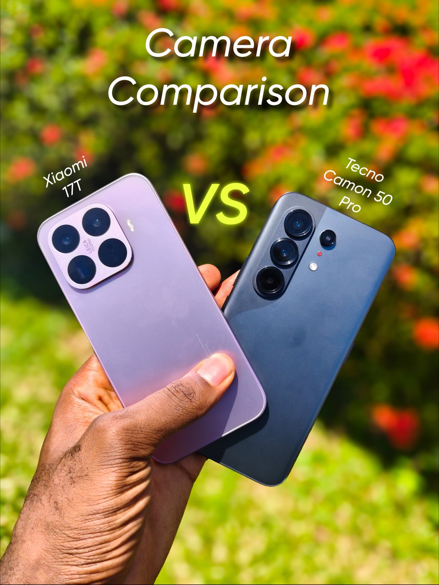 Mstarthaboss's tweet photo. Xiaomi 17T vs Tecno Camon 50 Pro - Camera Comparison 

Thread 🧵 https://t.co/bplY3SJbYt