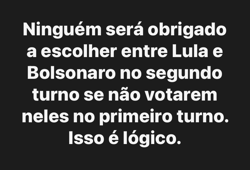 LuizLeitao59's tweet photo. Quem conseguiu almoçar e ingerir proteína pode favorecer ao raciocínio.
É só votar em algo diferente que o país tem chance. https://t.co/uvZQd44cdS
