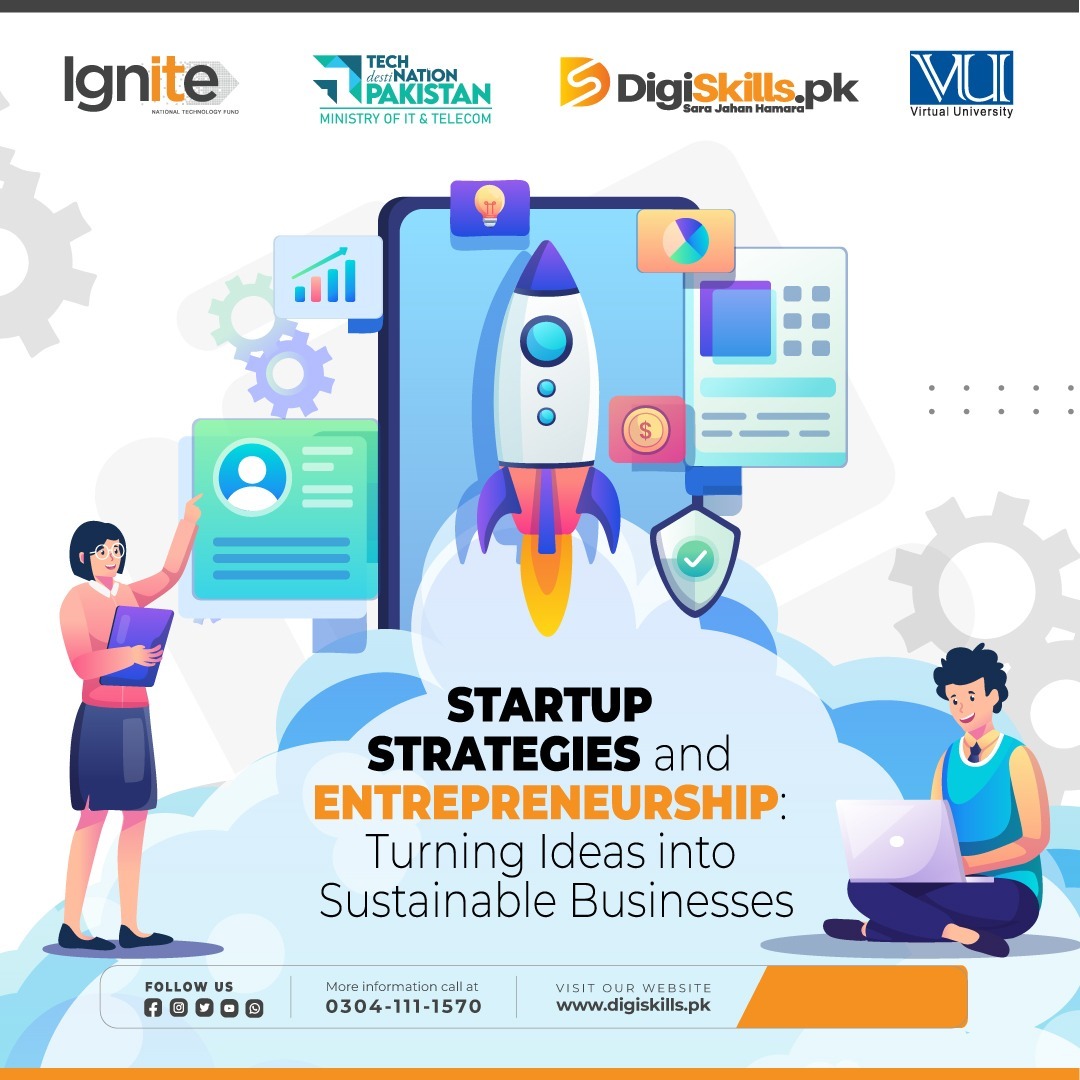 digiskillspak's tweet photo. Startup Strategies and Enterpreneurship: Turning Ideas into Sustainable Business
Read more: https://t.co/RdcCKowRlf
Enroll Now: https://t.co/5N8QB7zOc8
#SaraJahanHamara #DigiSkillsPk #MOITT #Ignite #VirtualUniversity #TechDestinationPakistan #Learn2Earn https://t.co/3w5ahUUamj