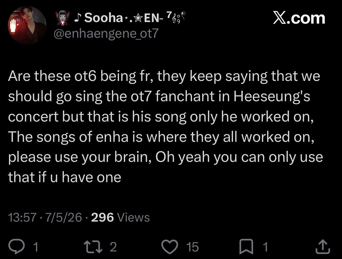 wonsria's tweet photo. mind you he never once moved an inch in the lines and choreo redistribution and didn't practice day to night for that concert and his name still got called, your double standards is peeking. https://t.co/J7pyP9TBdd