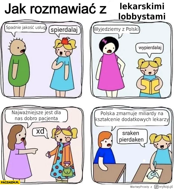 ZarobkiLekarzy's tweet photo. Ten poradnik jest zawsze aktualny, kiedy lekarze grożą i straszą spadkiem jakości usług, wyjazdem z Polski czy marnowaniem pieniędzy na OZ https://t.co/4zZuV8AQrv