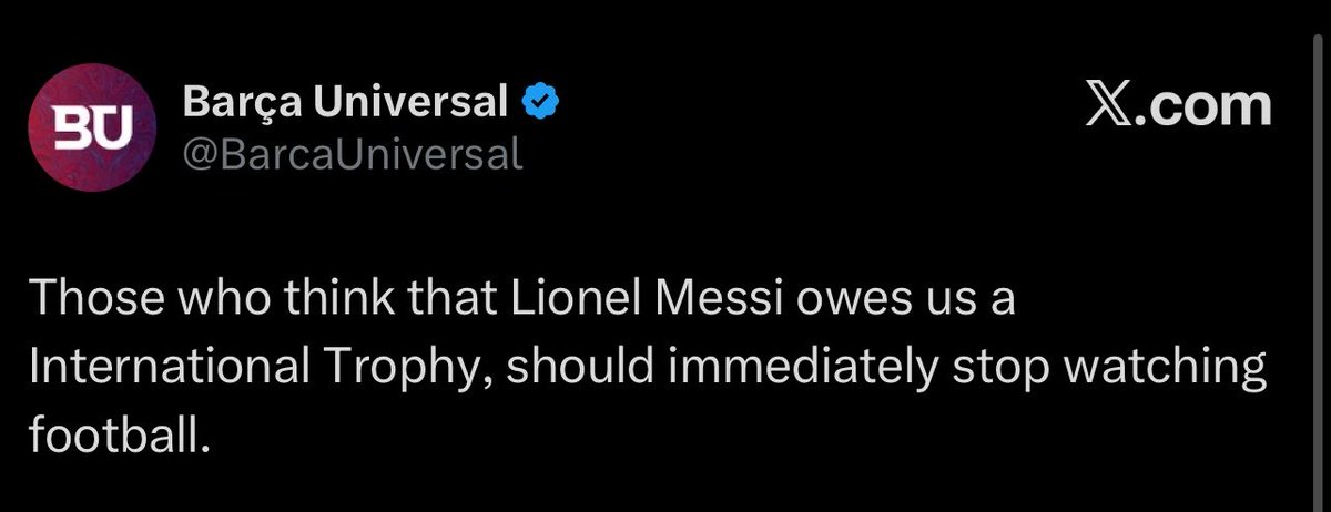 Nsukka_okpa's tweet photo. This was you when Messi didn’t have an international trophy 😂 https://t.co/IRmRquwTqQ