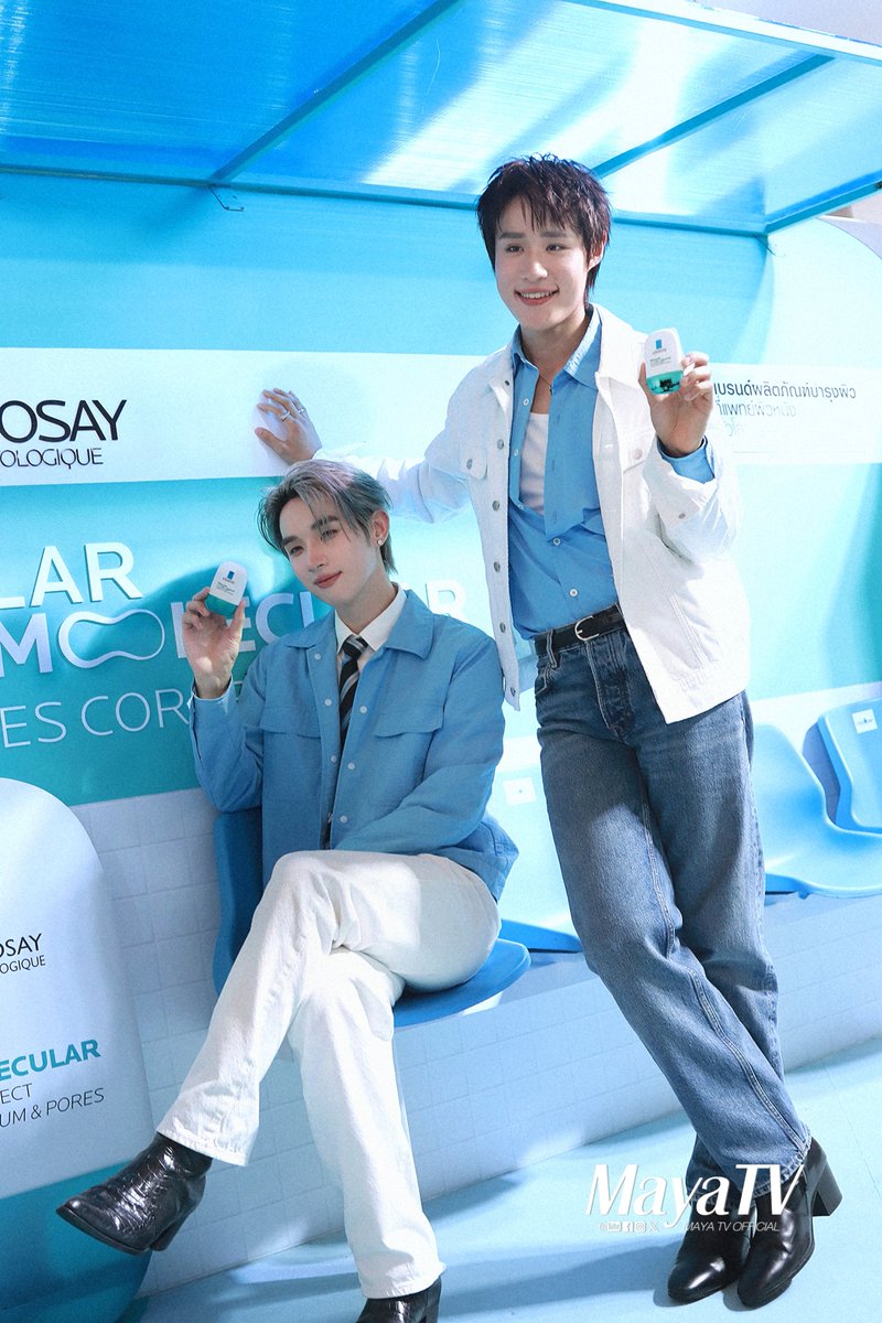 mayaonline2002's tweet photo. Snapshot #MAYATVOFFICIAL | นัท #nnutdan & ฮง  #hongshihoshi สองพี่ใหญ่วง #LYKN เข้าร่วมงาน  “La Roche-Posay Effaclar Supramolecular Oil & Pores Correct 🧬”  

Interview📽🔗https://t.co/qNOYqN7jTw

LAROCHEPOSAY X NUTHONG
#EffaclarxNutHong #LYKN
#LaRochePosayEffaclar
#EFFACLARSUPRAMOLECULAR