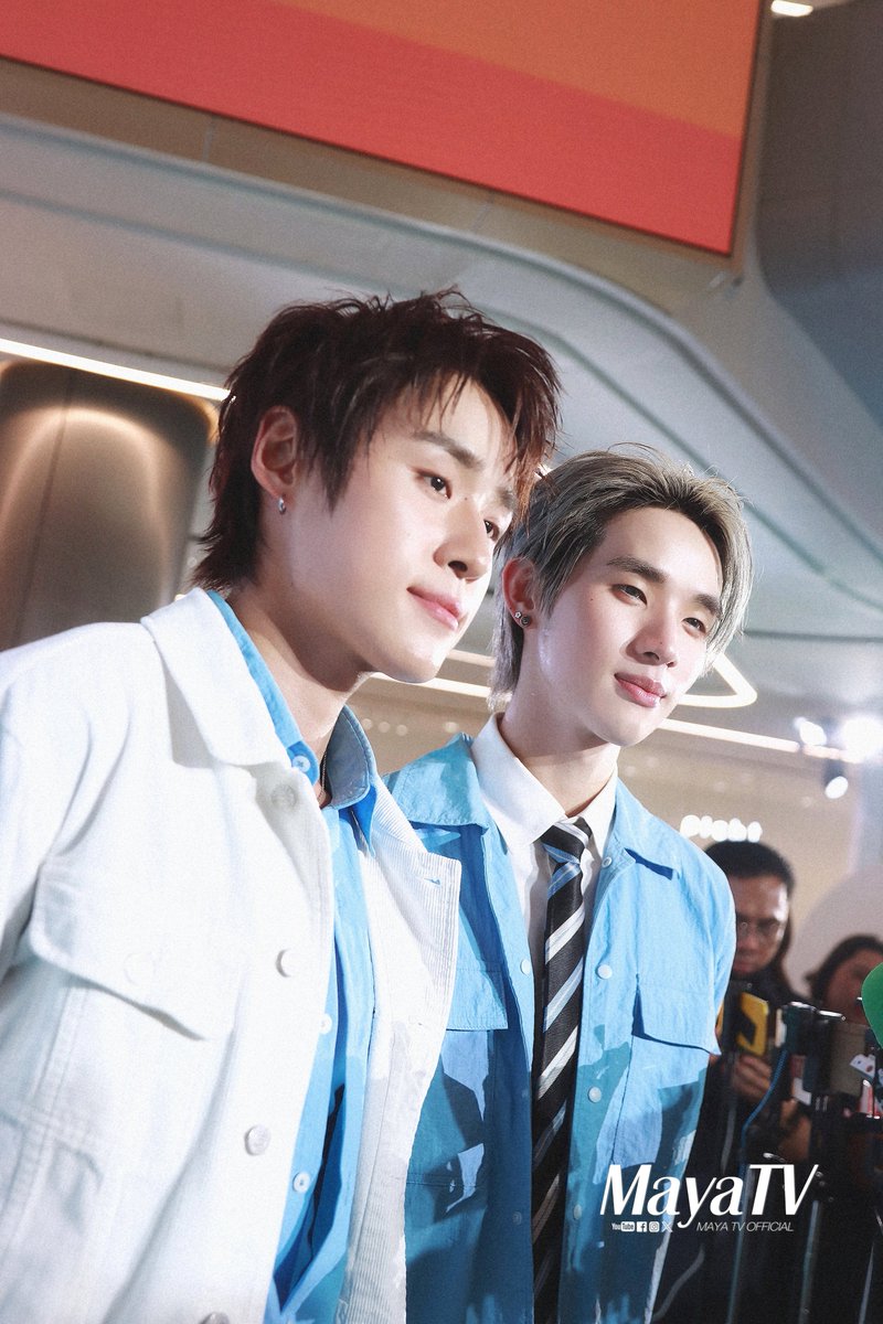 mayaonline2002's tweet photo. Snapshot #MAYATVOFFICIAL | นัท #nnutdan & ฮง  #hongshihoshi สองพี่ใหญ่วง #LYKN เข้าร่วมงาน  “La Roche-Posay Effaclar Supramolecular Oil & Pores Correct 🧬”  

Interview📽🔗https://t.co/qNOYqN7jTw

LAROCHEPOSAY X NUTHONG
#EffaclarxNutHong #LYKN
#LaRochePosayEffaclar
#EFFACLARSUPRAMOLECULAR