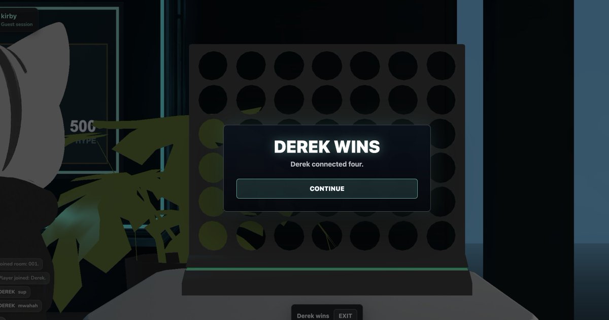 kirbyongeo's tweet photo. DEREK WHO ARE U AND WHY DID U BEAT ME AT CONNECT4 IN @hypurrworld https://t.co/4MDcUFodkh
