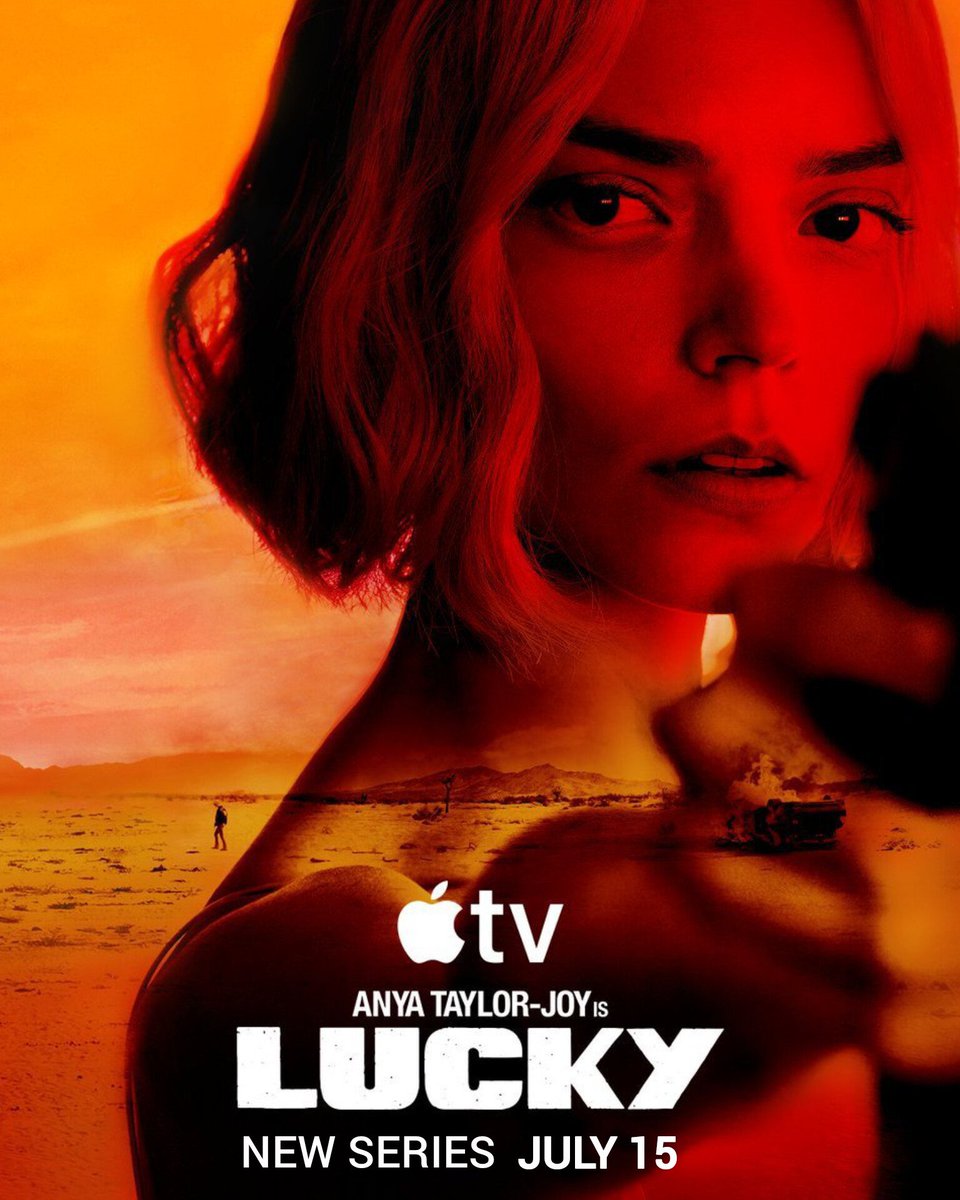 AllCinemaVerse's tweet photo. #AppleTVOriginal Series #Lucky Streaming From 15th July On #AppleTV.
Starring: #AnyaTaylorJoy, #DrewStarkey, #AnnetteBening, #TimothyOlyphant, #AunjanueEllisTaylor, #CliftonCollinsJr, #WilliamFichtner, #MoMcRae &amp; More.
Created By #JonathanTropper.

#LuckyOnAppleTV #AllCinemaVerse https://t.co/a3H9rmk7CA