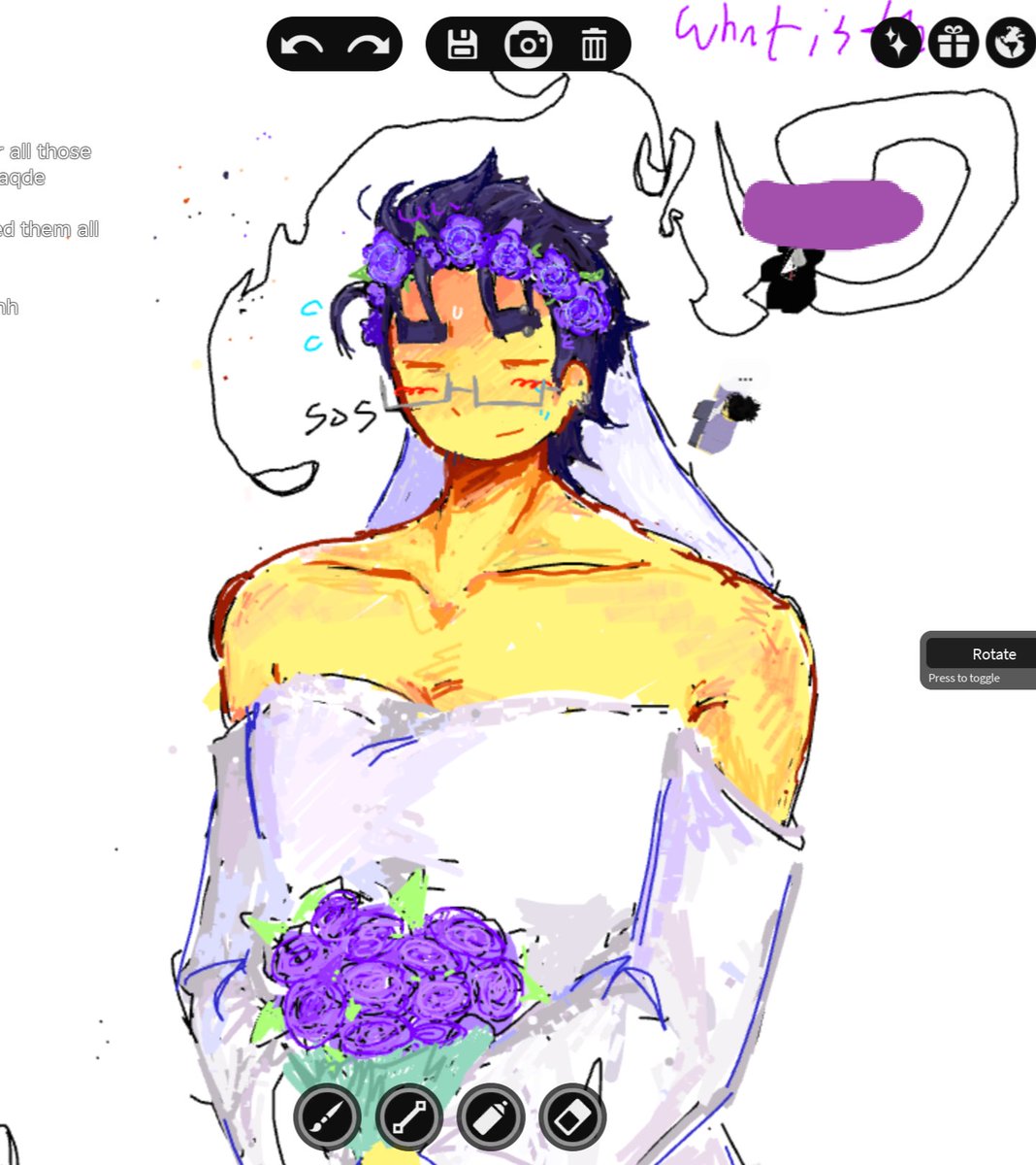 mayoimuncher's tweet photo. shitty draw space wedding dress grigori curedmy depressing art block Im getting back towork

#blooddebt 👋👋👋👋 https://t.co/1Vtdfv3eeX