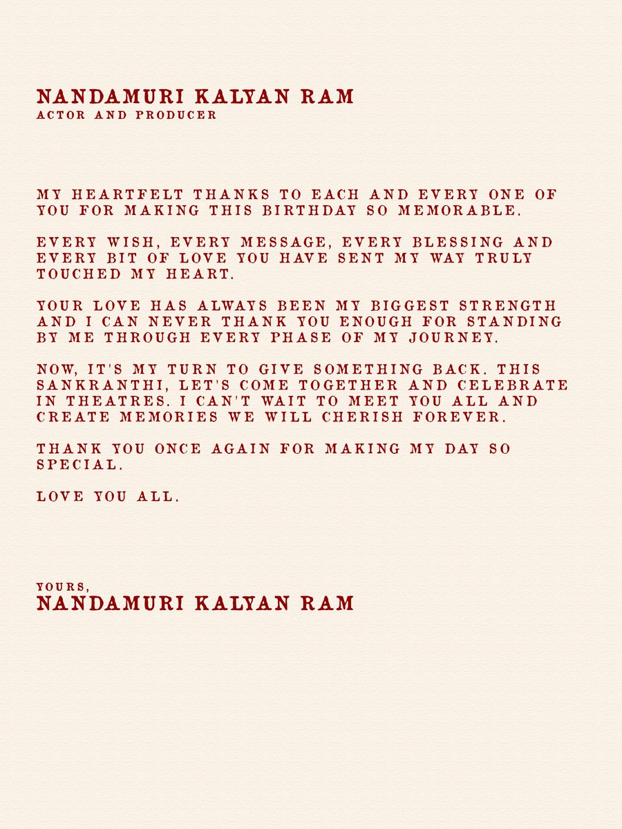 NANDAMURIKALYAN's tweet photo. https://t.co/p4N81RW9Mi