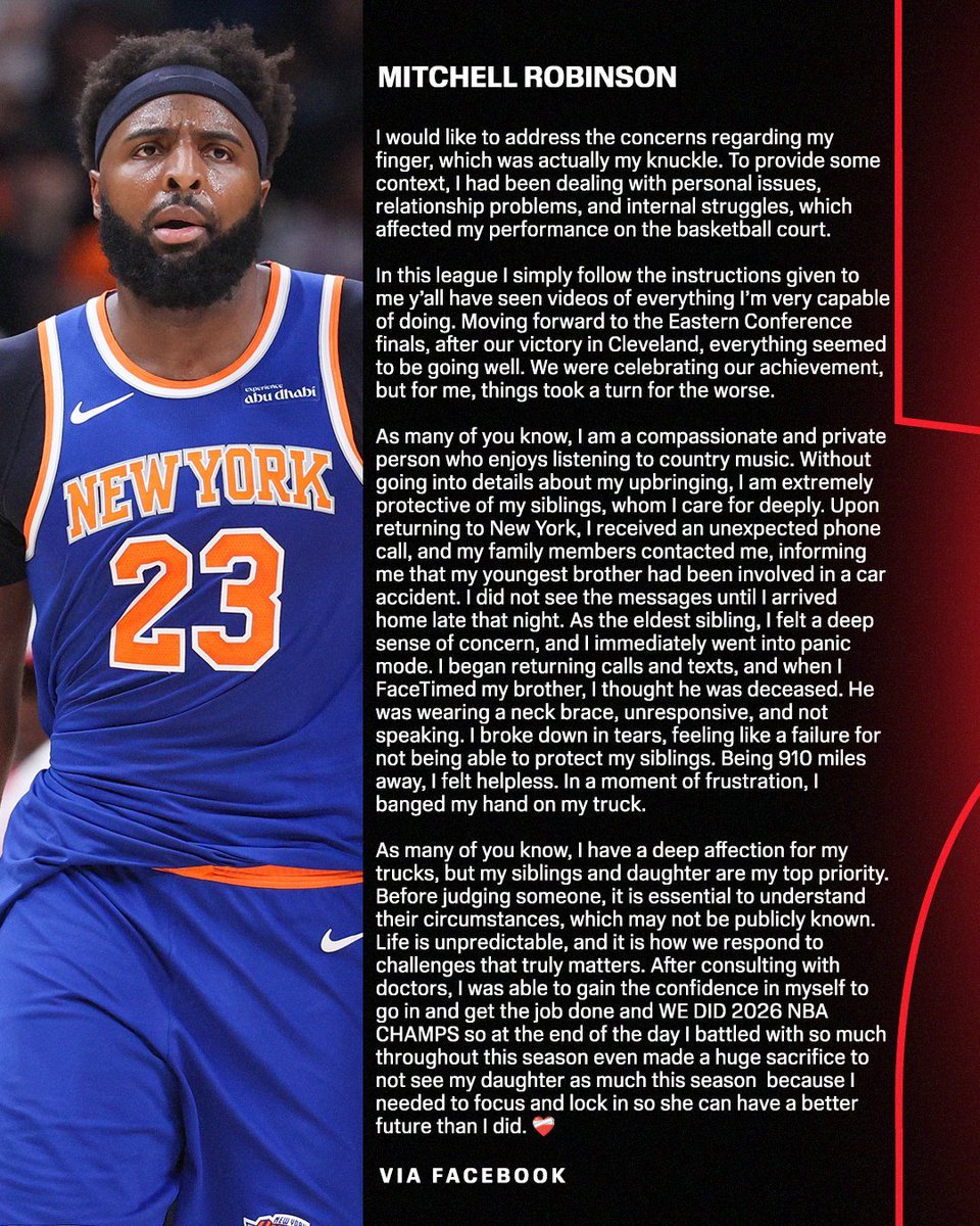 IraHeatBeat's tweet photo. This is such an important message. Often, being around teams and players, we learn of such experiences, and out of humanity and grace, afford the level of privacy afforded those in other walks of life. It is easy to question from afar, but sometimes privacy needs to prevail. https://t.co/UiR0Hs3P0t