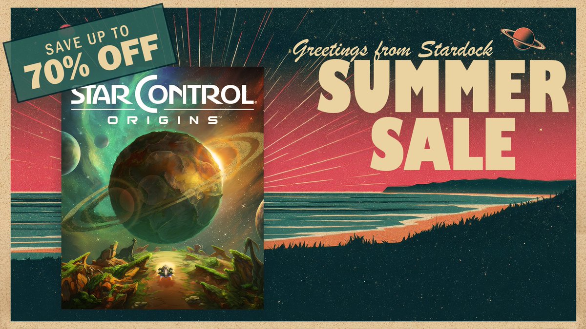 starcontrolgame's tweet photo. Open-universe sci-fi adventure, alien civilizations, questionable diplomatic choices. Star Control: Origins is 70% off during the Summer Sale.
Shop Now: https://t.co/GAdJ5PGhpU
#StarControl #SteamSummerSale #PCGaming #SciFi #RPG #SpaceGames https://t.co/goe1DzH41M