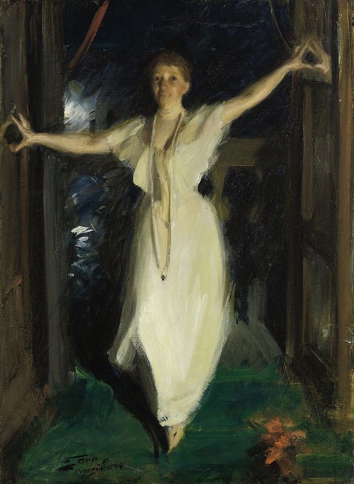 aDose_of_Art's tweet photo. Isabella Stewart Gardner in Venice, 1894,
by Anders Zorn (Swedish, 1860–1920). https://t.co/NvT0js6AC5