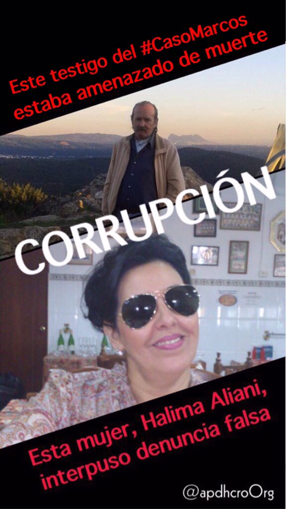 ApdhcroOrg's tweet photo. Que por medio del presento escrito  @ApdhcroOrg   presento denuncia contra D. Francisco Teje Delgado, inspector jefe de policía de la UCOT de la jefatura Superior de Andalucía Occidental con Sevilla. Por retener la declaración de Marcos y Pepe Núñez Fdez #justiciaMarcos @coe @hrw https://t.co/nF4X1tI2DS