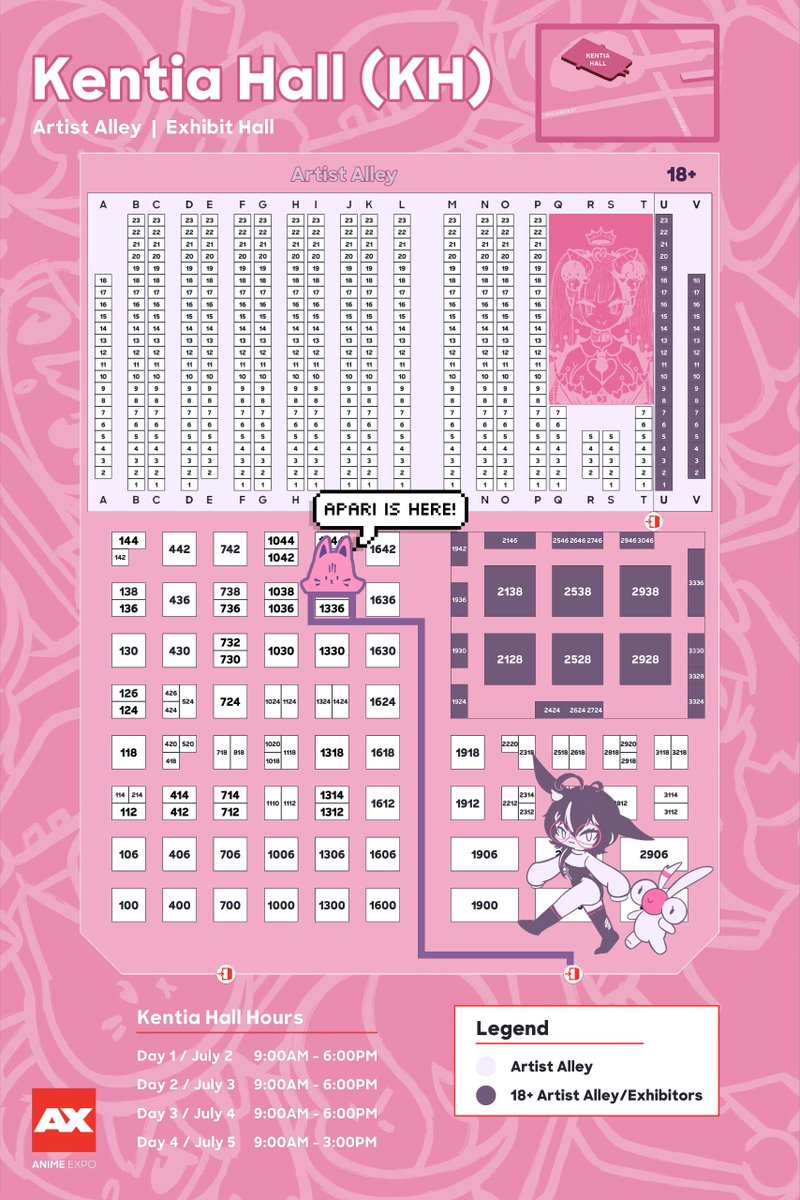 ApariArt's tweet photo. Stamp rally and map details! https://t.co/CPBEJPryc7