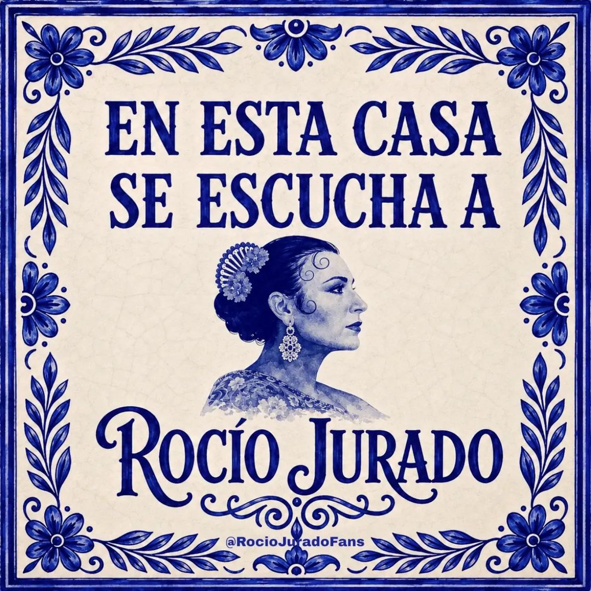 RocioJuradoFans's tweet photo. En esta casa se escucha a #RocíoJurado 💙 https://t.co/XJJzlS6SCK