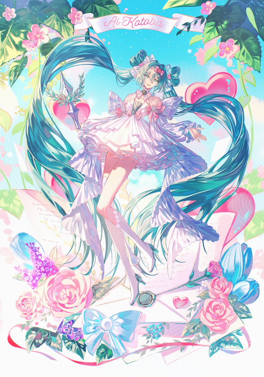 TheAzureCiel's tweet photo. I was in charge of drawing the main visual for Hatsune Miku's FC in Vietnam's Hatsune Miku 19th Anniversary Special "Ai Kotoba"

The design was inspired by the envelopes that deliver love words from one person to another. Please look forward to the future illustration!

#初音ミク https://t.co/atgLwPPRHu