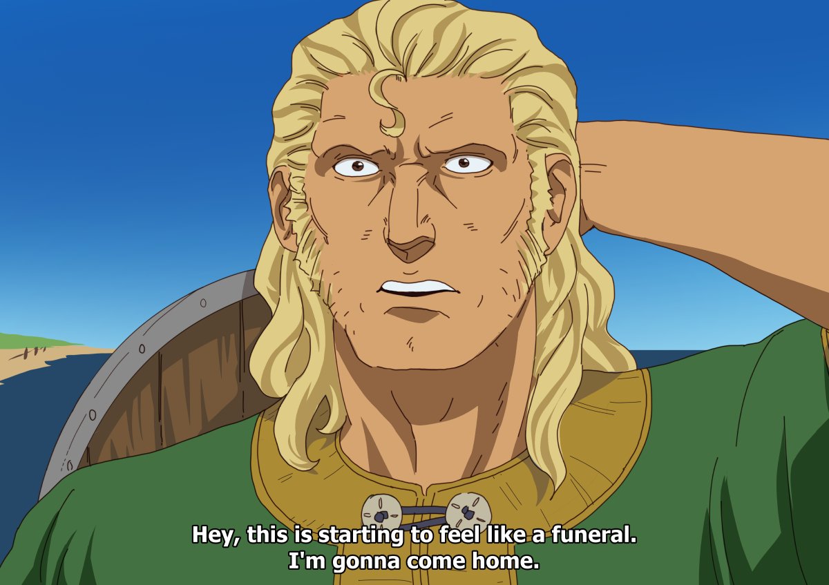 Psyker_Scum's tweet photo. #VINLAND_SAGA
 He was young and bored. Thin and pretty.
What the hell happened? https://t.co/UgOhpQ65Oy