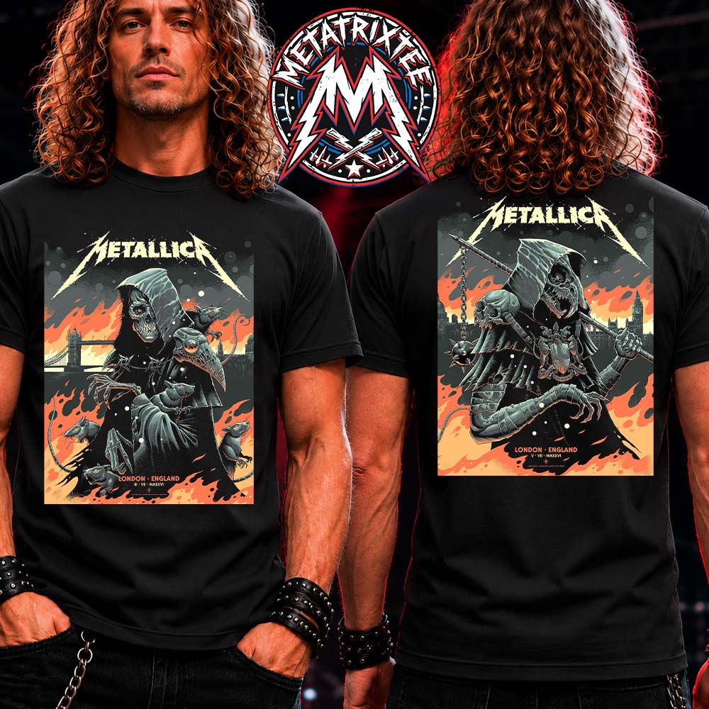 metatrixtee's tweet photo. Metallica took over London Stadium for the M72 tour in July 2026! 🤘 Relive the intensity of those two nights with our exclusive show collection. From wall art to apparel, we've got you covered. Check out the thread below for the full lineup! 👇 #Metallica #M72London https://t.co/dfpBaj2uyE
