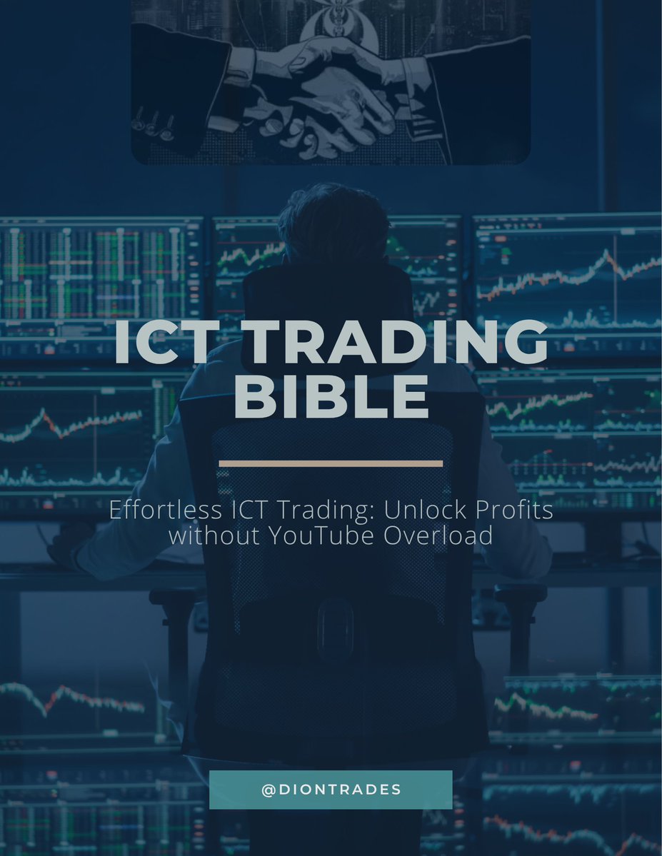 DionTrades_'s tweet photo. The ICT Bible PDF is here 🙌

Like, Retweet, and Comment "ICT"

I will DM you the full trading 559-page document for FREE

(must follow to receive DM) https://t.co/Zt1MdxJLcA