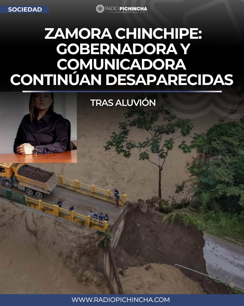 radio_pichincha's tweet photo. 👥#Sociedad | La causa principal de esta emergencia aparentemente fue un desprendimiento de tierra de gran magnitud en el sector de Cantzama. #LaRadioDeLasNoticias  
Los detalles⬇️ 

https://t.co/NCgiSmVm0D https://t.co/nARGT7nB5v