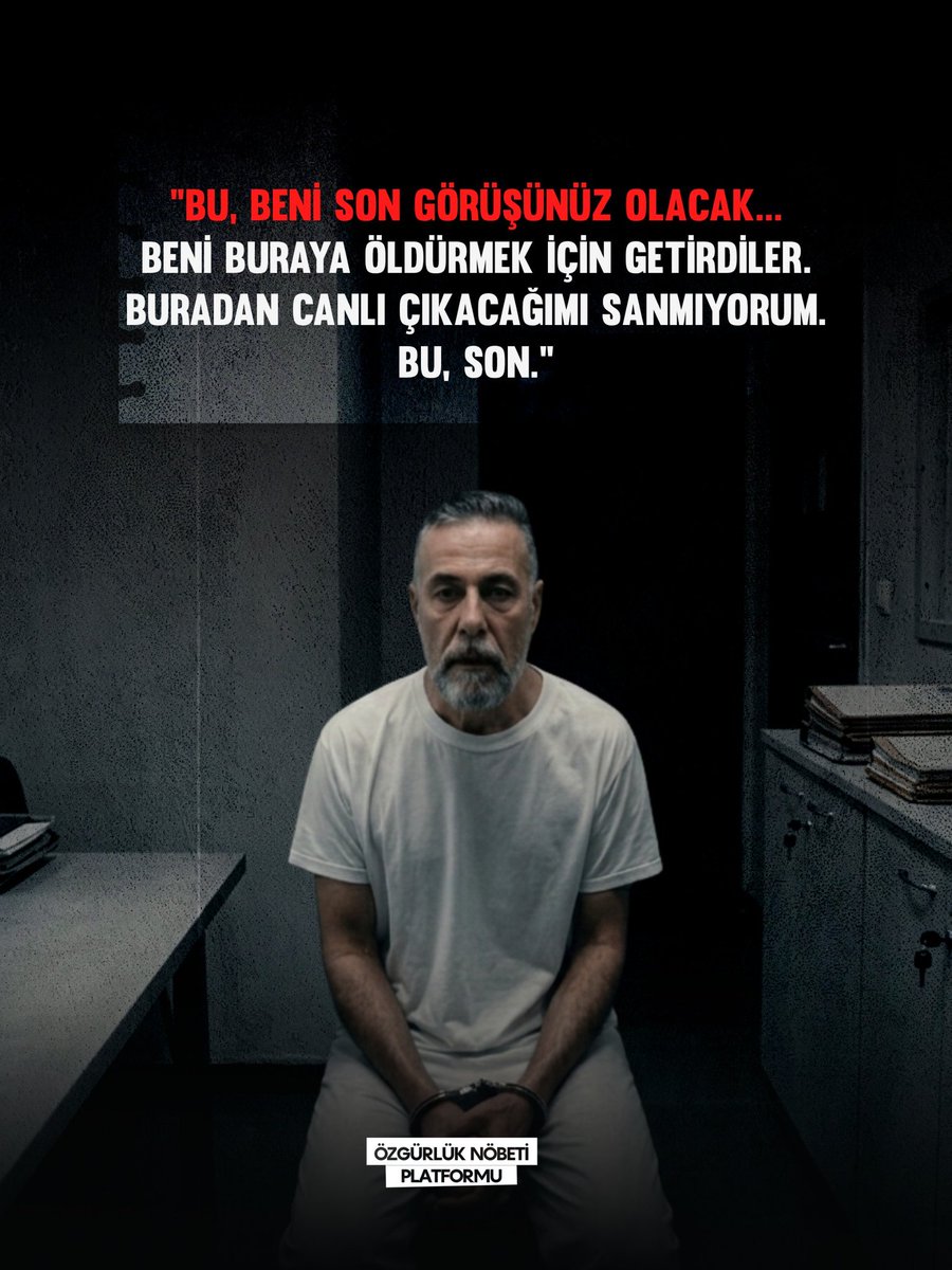 haberkudus's tweet photo. Bu, Son Görüşünüz Olacak... Doktor Hüsam Ebu Safiyye’nin Son Çığlığı! 📢

"Bu beni son görüşünüz olacak. Beni buraya öldürmek için getirdiler. Hayatta kalabileceğimi sanmıyorum, bu son."

İsrail'in 555 gündür esir tuttuğu Dr. Hüsam’ın durumu kritik. 

. https://t.co/EuGP1IFv00