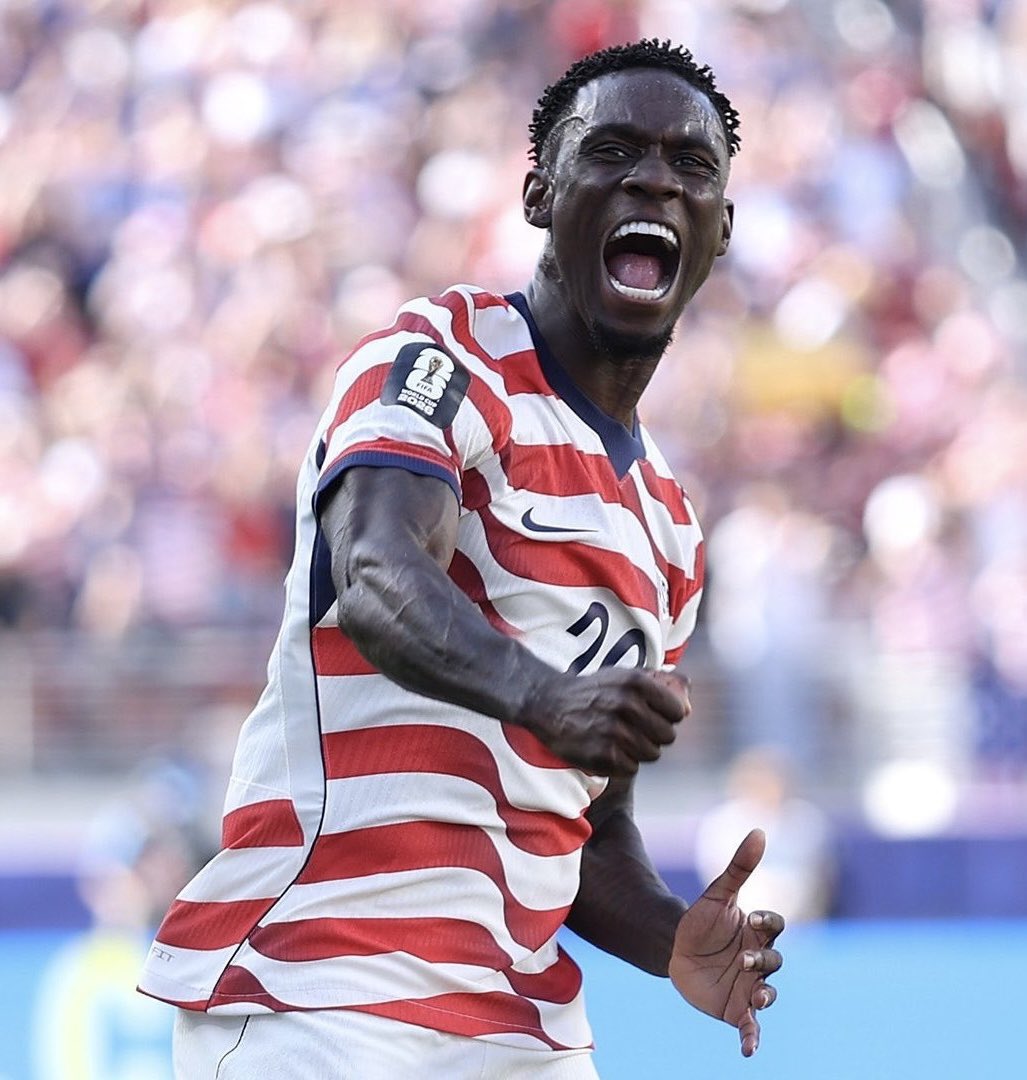 JonnyRoot_'s tweet photo. Folarin Balogun is free!!!!! 

He will be available to play vs Belgium on Monday because his one-game red-card suspension has been rescinded.

🇺🇸 LETSSSS GOOOOOO!!!! 🇺🇸 https://t.co/ifKpPmQ90z