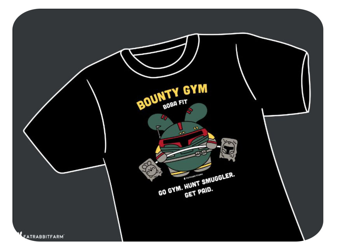 FATRABBITFARM's tweet photo. Ready to get “Boba Fit?” Now accepting new members. #sdcc https://t.co/iUPtpxYc0g