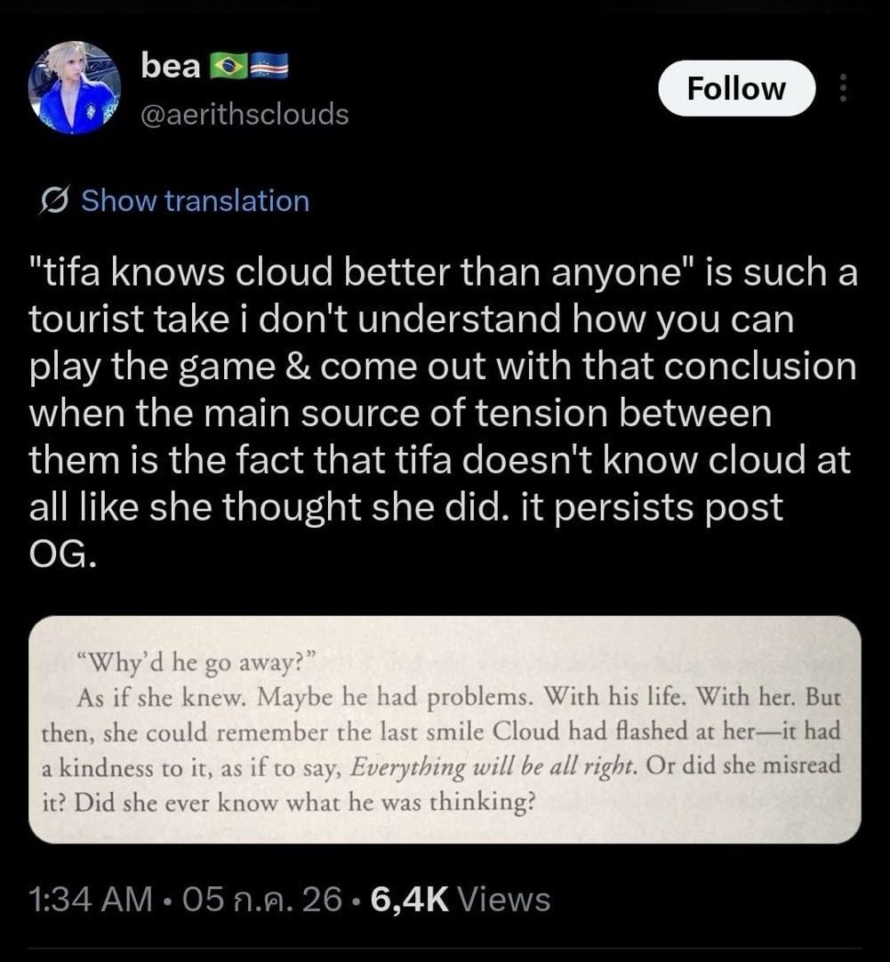 StygianSis's tweet photo. Cody Christian just clocked tf out of aerithsclouds for calling him a tourist and I cannot breathe 😂 😂😂😂🤣🤣🤣🤣😂😂😂🤣🤣🤣🤣

He knows for SURE what he's talking about! No damn way he being this bold and don't know for SURE what he said is accurate! https://t.co/7T3jM0OsnK