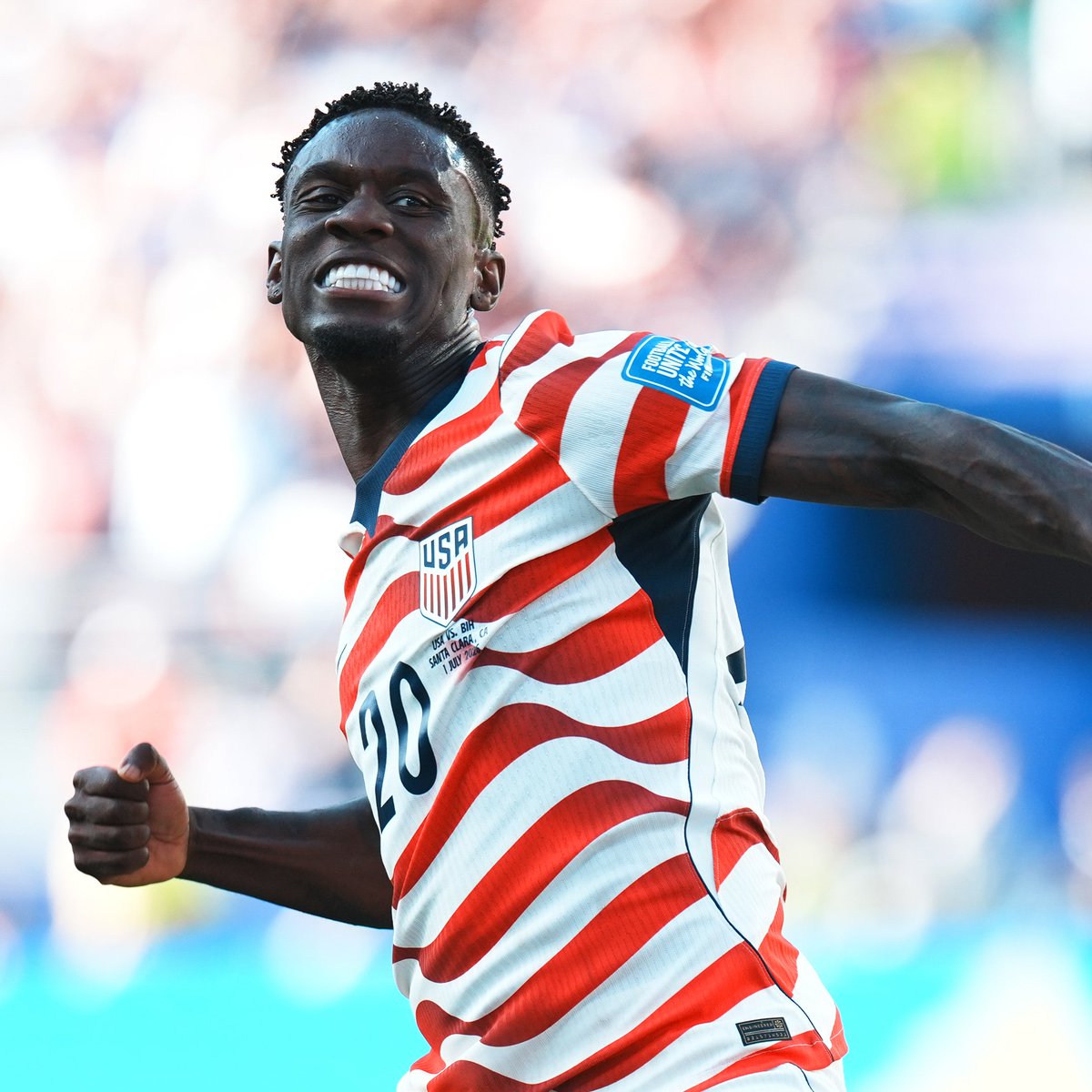 _BeFootball's tweet photo. 🚨🚨 BALOGUN POURRA BIEN AFFRONTER LA BELGIQUE ! 🇺🇸🇧🇪

Sa suspension après son carton rouge contre la Bosnie-Herzégovine a finalement été levée par la FIFA.

(@TheAthleticFC) https://t.co/Rl8O9RS4Ep