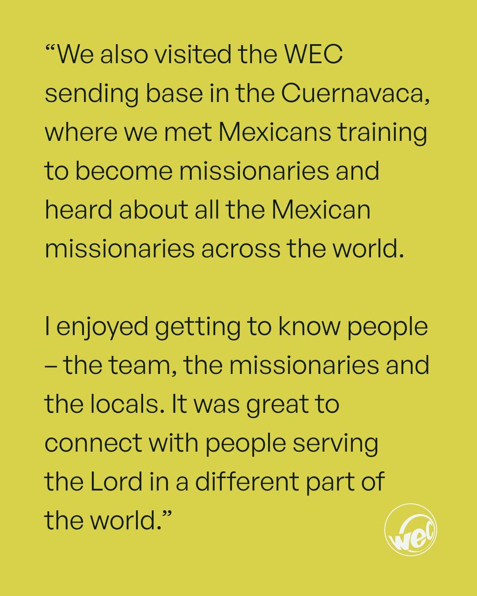 wecuk's tweet photo. England play Mexico in the World Cup early tomorrow morning – but how is God at work in this nation?🇲🇽

Read the story of Jeeyoung, who spent three weeks on a short-term mission with WEC in Mexico, and join us in prayer! https://t.co/xaMxyILGLm