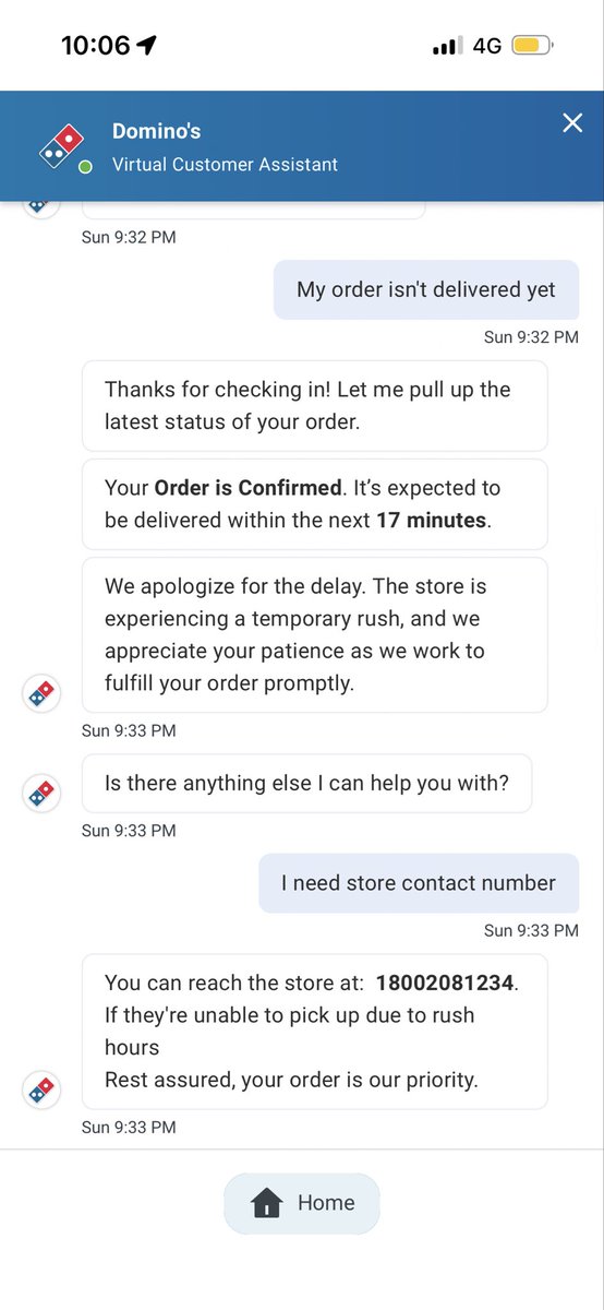 vijay6664's tweet photo. Adding the snapshots for your reference @dominos @dominos_india #dominos https://t.co/dzcDmGy3KR