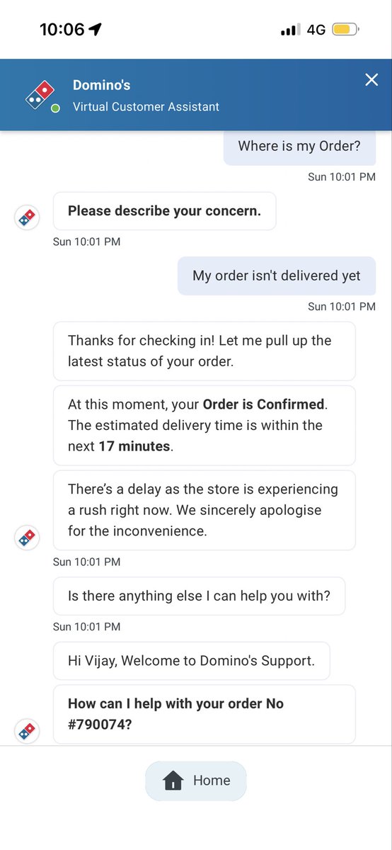 vijay6664's tweet photo. Adding the snapshots for your reference @dominos @dominos_india #dominos https://t.co/dzcDmGy3KR