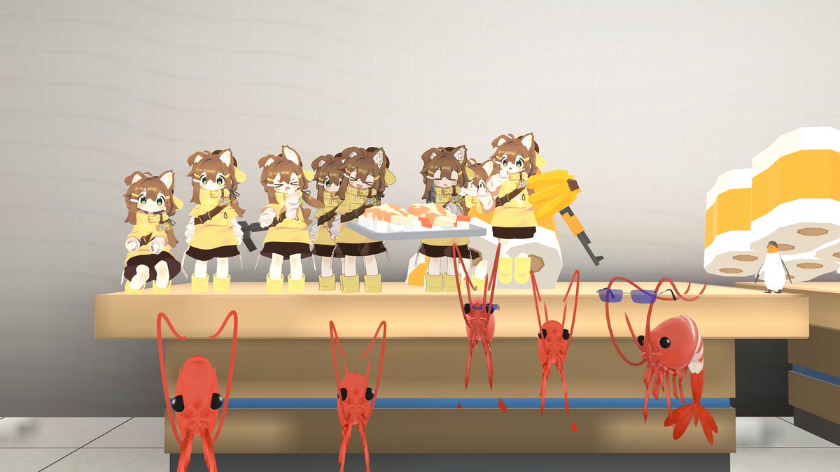 ryuna0414's tweet photo. 6月同期会楽しかった！
#vrchat #vrchat初心者 https://t.co/eNugl1zd6P
