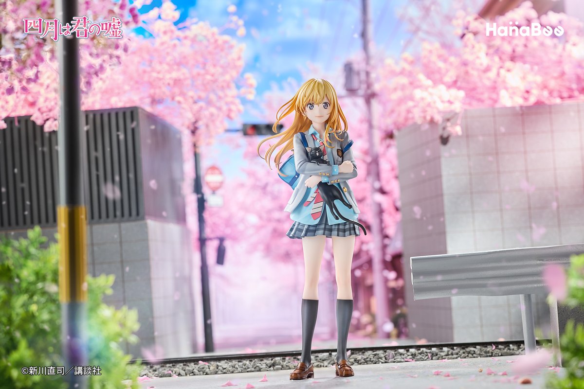 Ruru_Berryz's tweet photo. HanaBee introduces the 1/6 scale figure of Miyazono Kaori from “Your Lie in April”.

⟢ Pre-order start : July 6, 2026
⟢ Scheduled for release in January 2027.

#四月は君の嘘 #YourLieinApril https://t.co/VJQK15aI9N