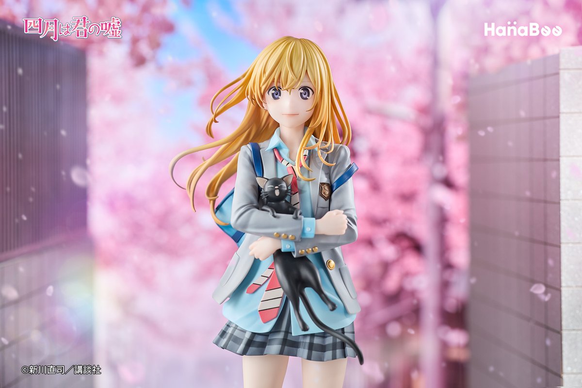 Ruru_Berryz's tweet photo. HanaBee introduces the 1/6 scale figure of Miyazono Kaori from “Your Lie in April”.

⟢ Pre-order start : July 6, 2026
⟢ Scheduled for release in January 2027.

#四月は君の嘘 #YourLieinApril https://t.co/VJQK15aI9N