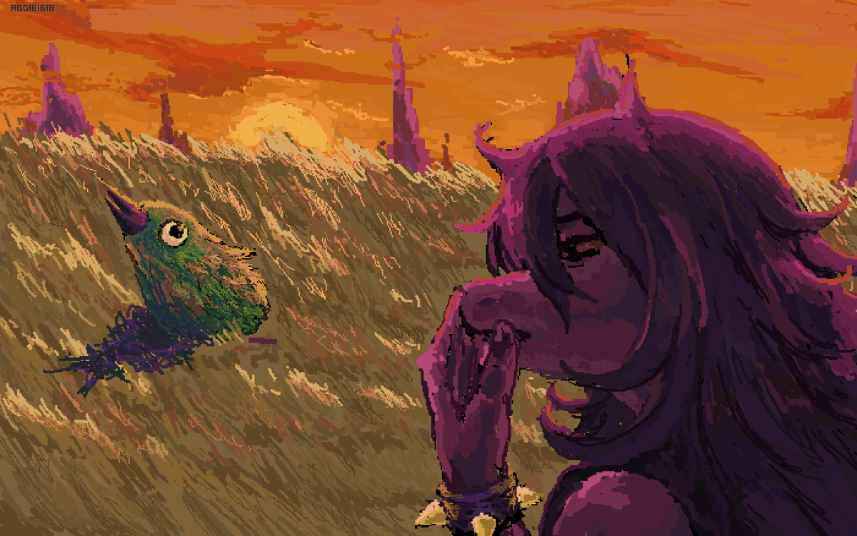 aggie1618's tweet photo. Punishing Nyon! ( 3 Page comic )
#deltarune #projectmoon #pixelart #kawkaw https://t.co/nC7wrzu67U