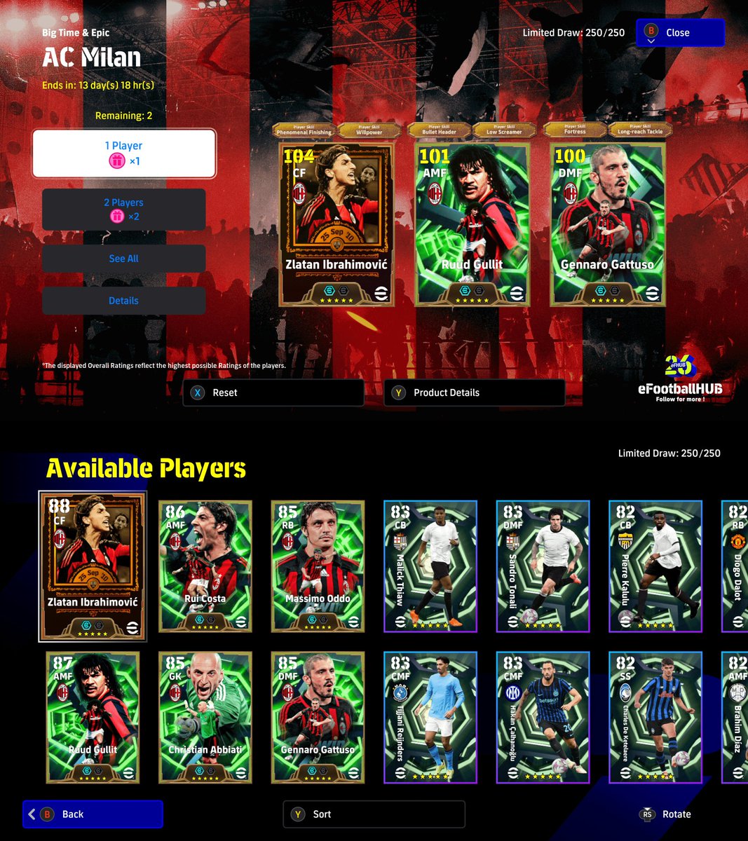 sace0281's tweet photo. How lucky were you in this pack??
Let's see who you got🌝
#efootball https://t.co/ab5Xghnc5j