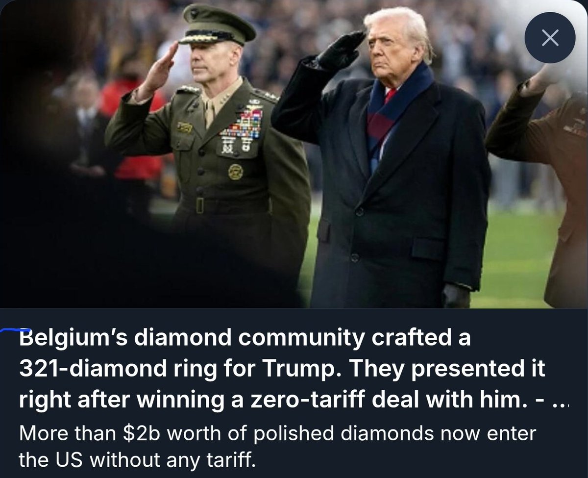 blaidd31204's tweet photo. @SarahWorkx Just because you can accept a gift, doesn't mean you should - ethics be damned. Probably the ugliest thing I have ever seen but, more evidence of the #grifterinchief as quid pro quo for a diamond tarrif deal.
https://t.co/4F2btry0RU https://t.co/snjiD7PWUn