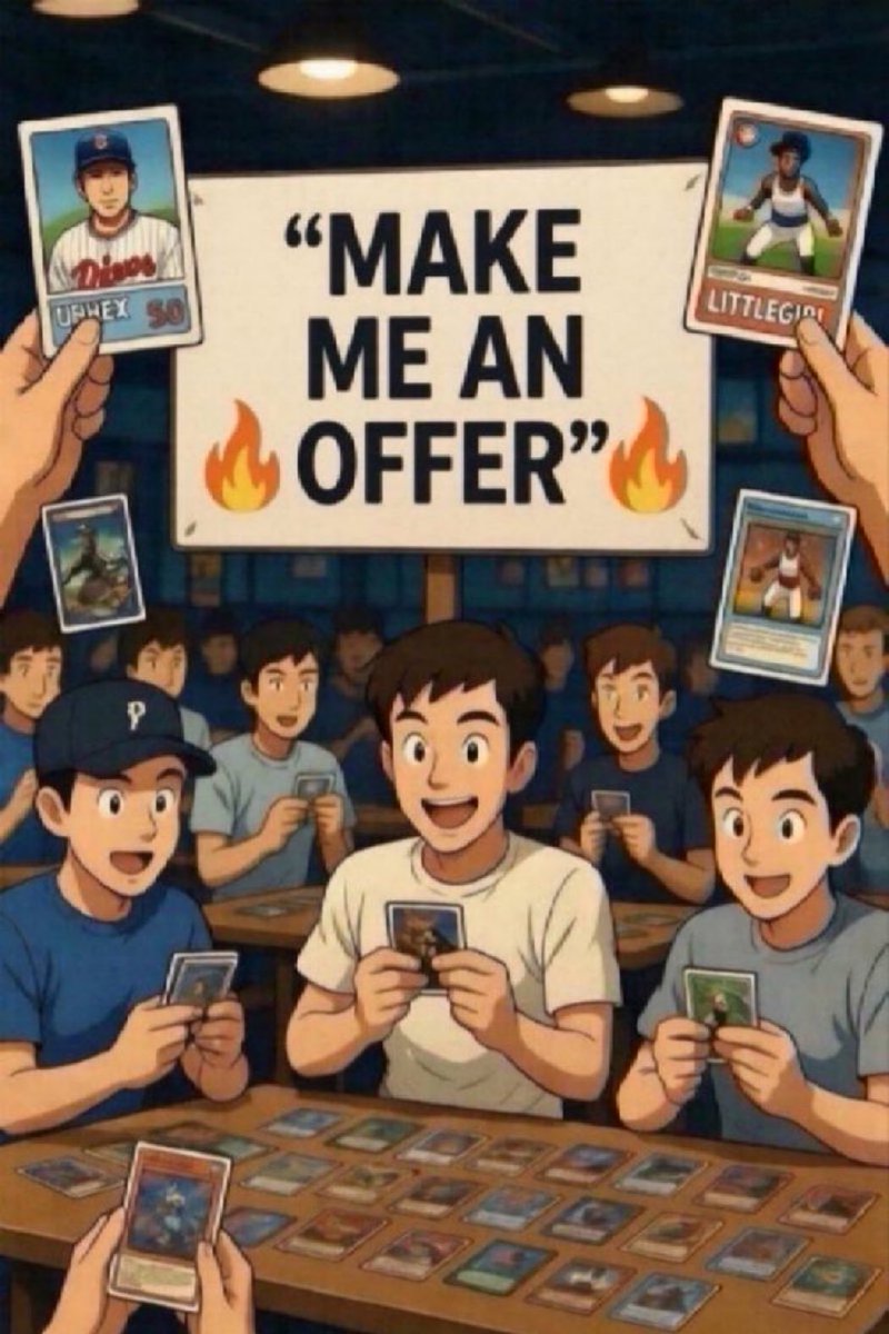 518Collects's tweet photo. 🔥 MAKE ME AN OFFER 🔥
Drop your best cards &amp; offers!
PC hits, trades, or what you’re hunting.
Let’s deal 👀💪
Tag your trade buddies! #BST #CardCommunity #TradingCards #518Collects https://t.co/OJge2mMslf