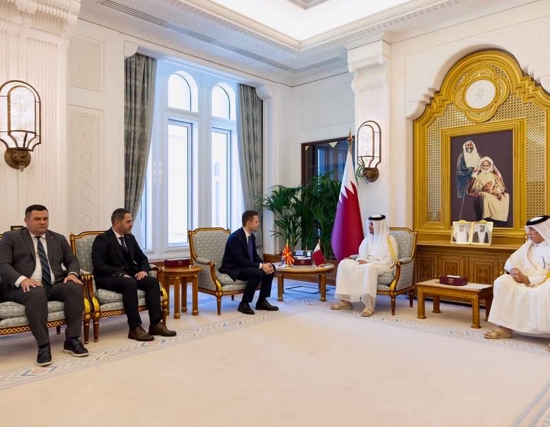 TimcoMucunski's tweet photo. 🇲🇰🇶🇦 I began my working visit to the State of Qatar with a productive meeting with the Prime Minister and Minister of Foreign Affairs, Sheikh Mohammed bin Abdulrahman bin Jassim Al Thani.

🔹 Reaffirmed the excellent bilateral relations and our shared commitment to further strengthening political dialogue, economic cooperation and investment.
🔹 Exchanged views on current regional and international developments, with a particular focus on the Middle East, the broader security environment and cooperation in multilateral organisations.
🔹 Confirmed our mutual readiness to further deepen relations and expand cooperation across areas of common interest.
🔹 Together with the signing of several bilateral agreements, this visit will bring new momentum to our partnership and create new opportunities for cooperation.