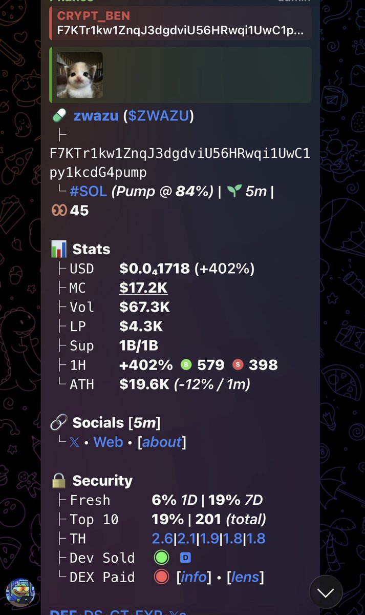 Crypt_bencall's tweet photo. $ZWAZU
CA

F7KTr1kw1ZnqJ3dgdviU56HRwqi1UwC1py1kcdG4pump

#Eth #memecoin #memecoin1000x https://t.co/xVbto5XOJO