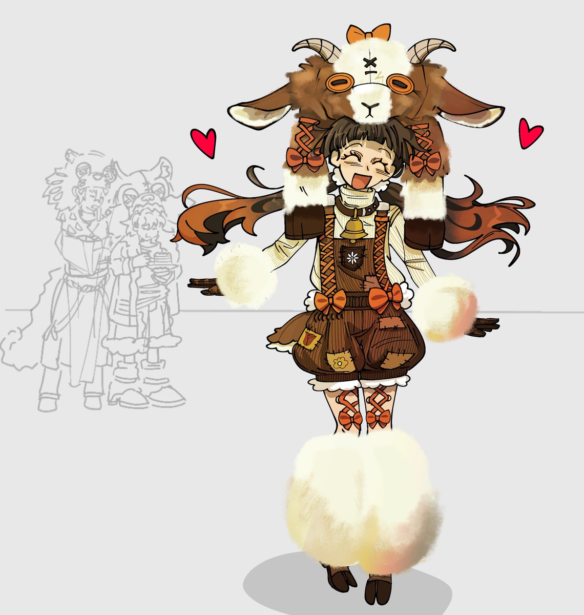 NormalSamsung's tweet photo. Wanted to draw a Goat version of Amo!! 🐐
#GachiArt https://t.co/IakzeSXp7Y