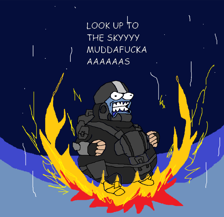 AlexB207Swag's tweet photo. LOOK UP TO THE SKYYYYY

#halo #odst https://t.co/h255i7uNYd