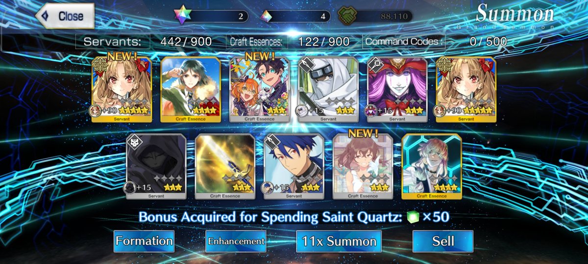 naszodiark's tweet photo. @FateGoNoticias wtf, recién empecé en el juego y en la primera multi que tiro al banner me salen 2 ereshkigal xd https://t.co/B95dsVz5fd