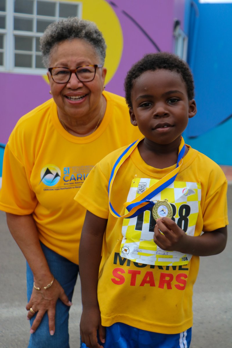 SG_CARICOM's tweet photo. The 19th CARICOM Run/Walk took place this morning in Saint Lucia ahead of the 51st Regular Meeting of CARICOM Heads of Government. This annual event underscores that healthier lifestyles promote more productive economies and more resilient societies. Participants ranged in age from 5 - 72 years old! Congratulations to all! #51HGC