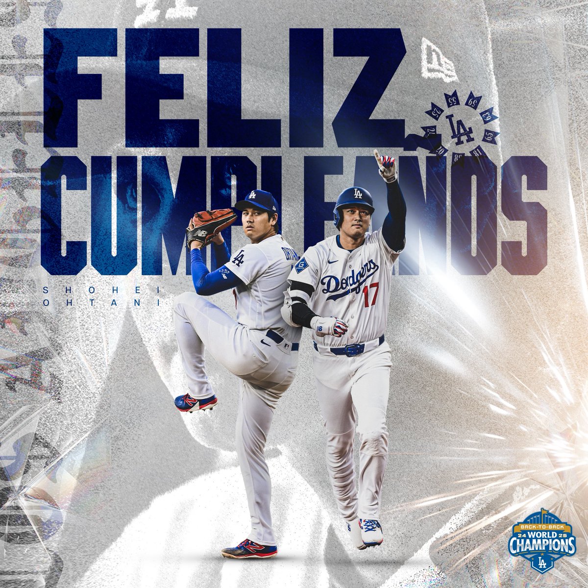 LosDodgers's tweet photo. ¡Feliz cumpleaños, Shohei! https://t.co/Cgdzk3F4BX
